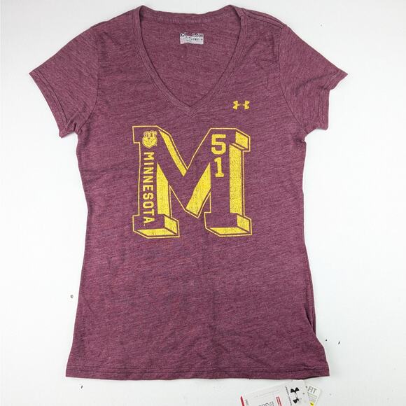 Under Armour University of Minnesota Gophers Women's Tee - Medium - Picture 1 of 4